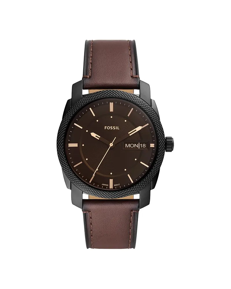 Fossil Herrenuhr Machine Schwarz
