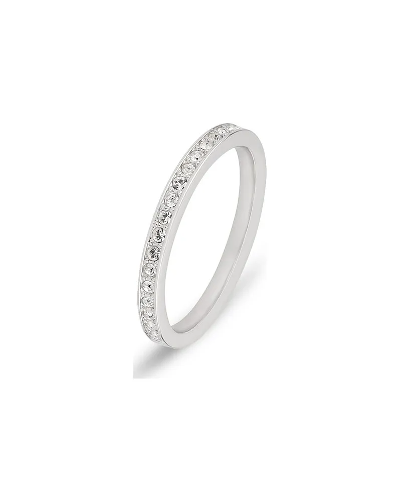 Swarovski Damenring Matrix Tennis Silber