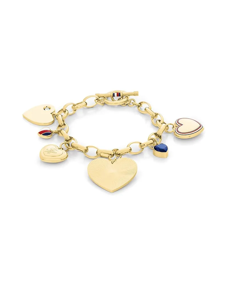 Tommy Hilfiger Armband HEART CHARMS Gold