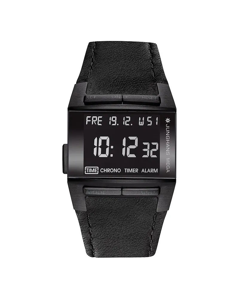 Junghans Herrenuhr Mega 1000 Schwarz