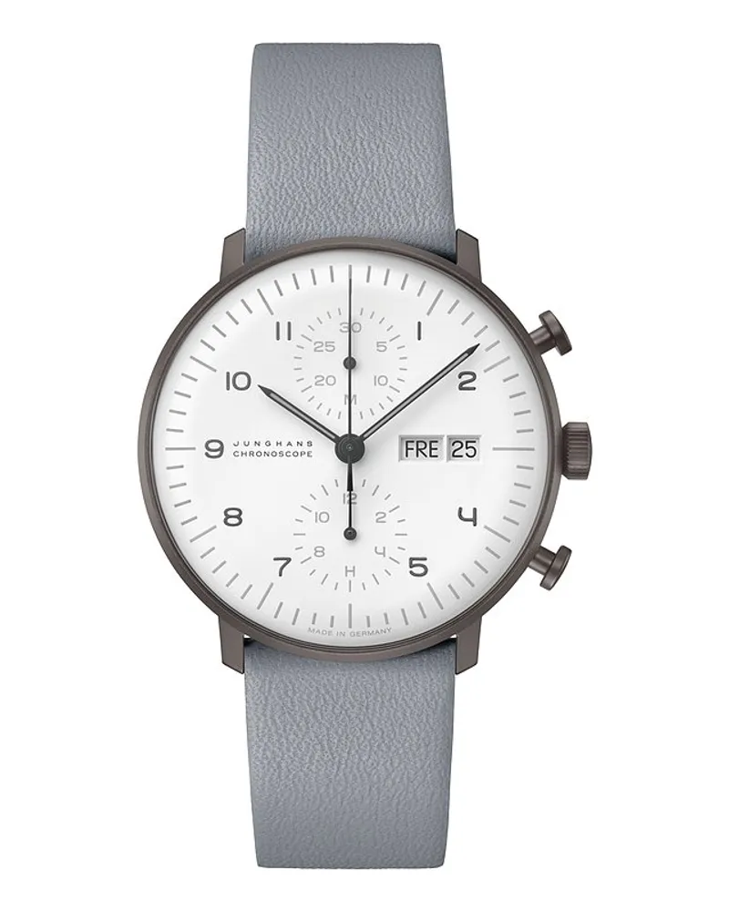 Junghans Chronograph max bill Chronoscope Anthrazit