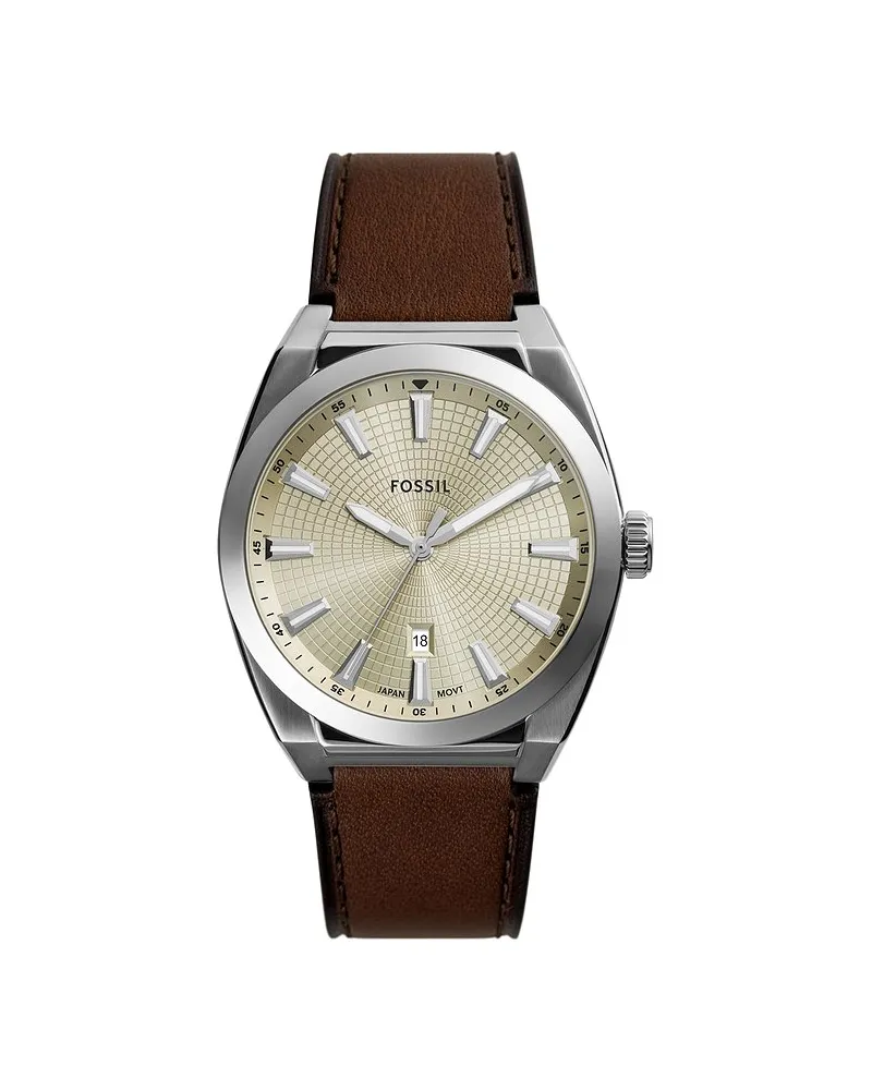 Fossil Herrenuhr EVERETT Silber