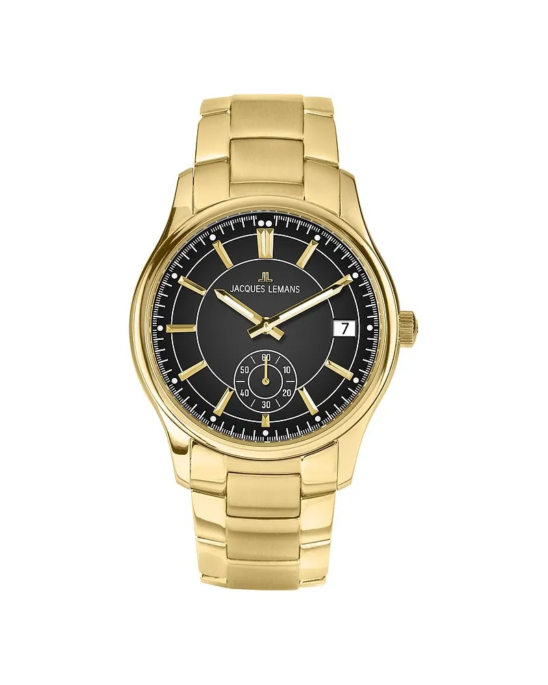 Jacques Lemans Herrenuhr Derby Gold