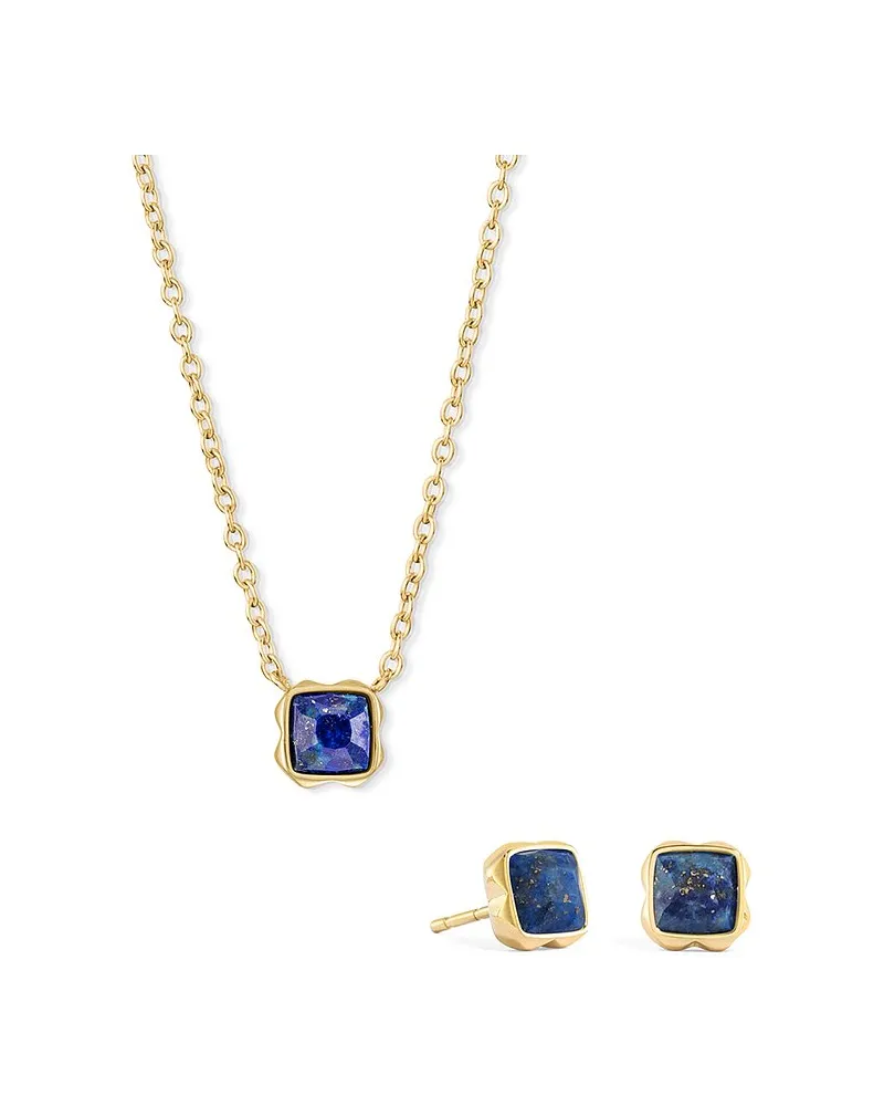 Coeur de Lion Schmuck-Set Dunkelblau