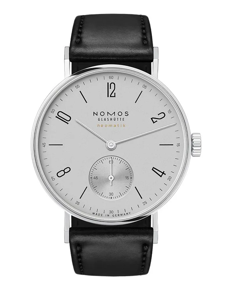NOMOS Glashütte Unisexuhr Tangente neomatik platingrau Silber