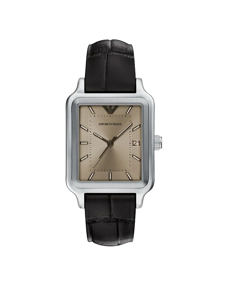 Emporio Armani Herrenuhr Silber