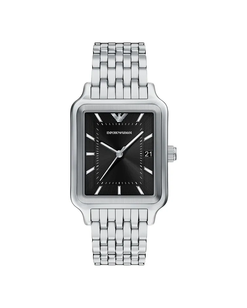 Emporio Armani Herrenuhr Silber