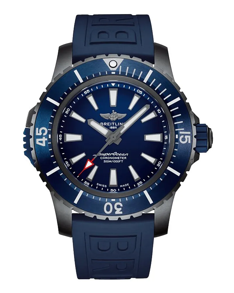 Breitling Herrenuhr Superocean Automatic 48 Titan Schwarz