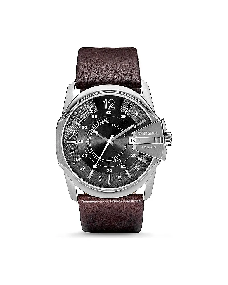 Diesel Herrenuhr Master Chief Silber