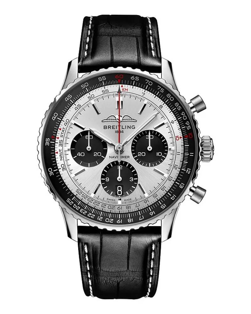 Breitling Chronograph Navitimer Chrono B01 Silber