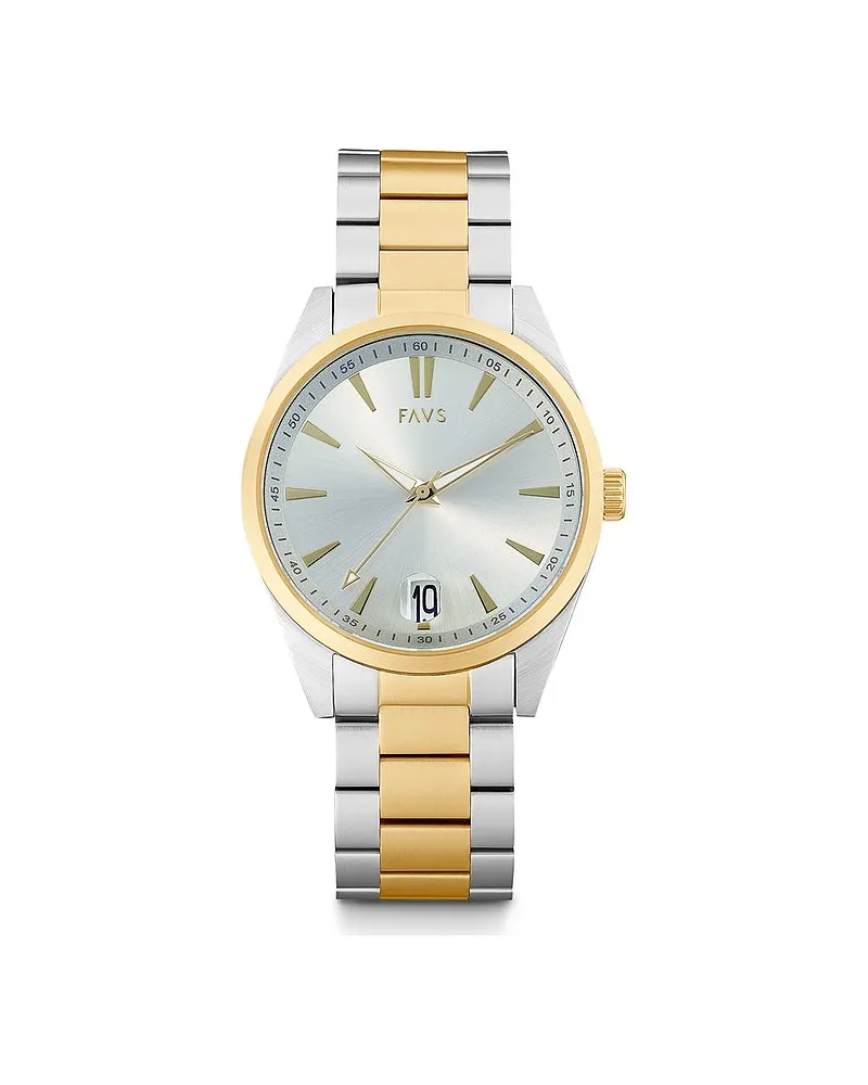 FAVS. Herrenuhr Bicolor