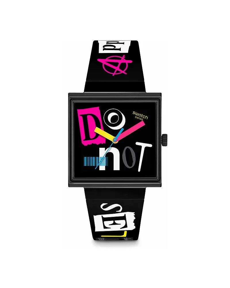 Swatch Unisexuhr 2507 SWATCH NO RULES Schwarz