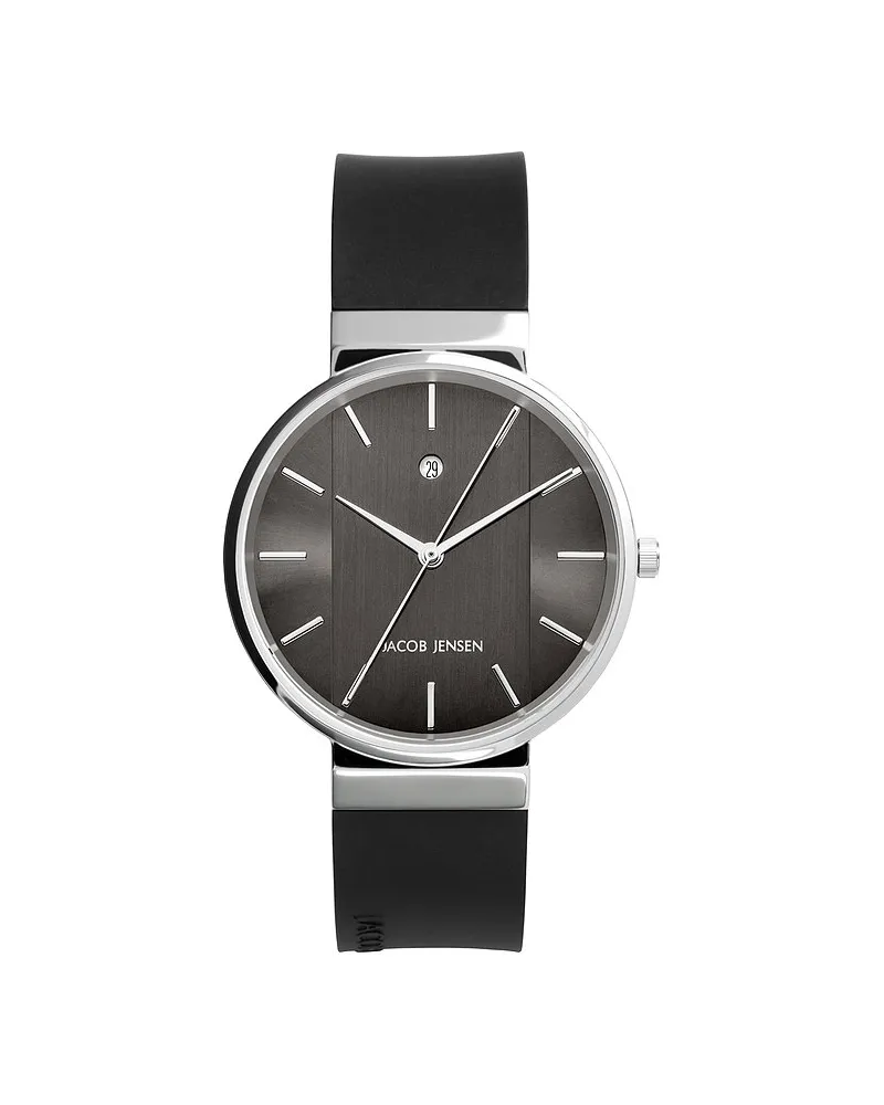 Jacob Jensen Herrenuhr Silber