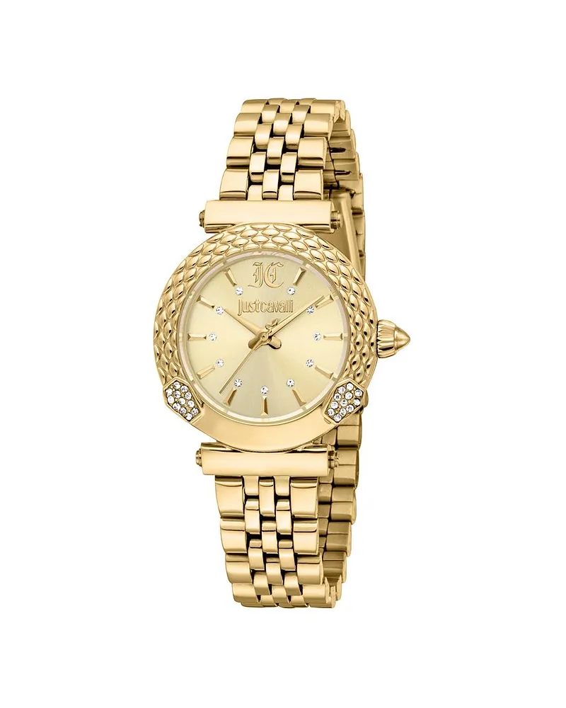 Just Cavalli Damenuhr Snake Gold