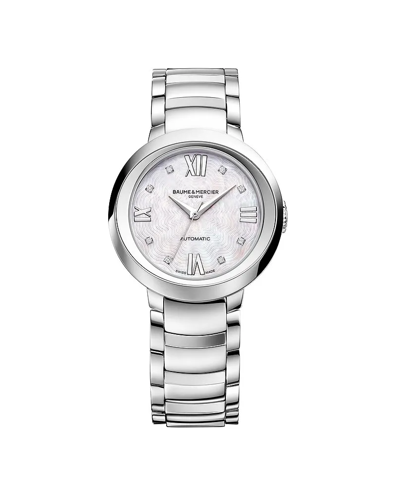 Baume & Mercier Damenuhr Promesse Silber