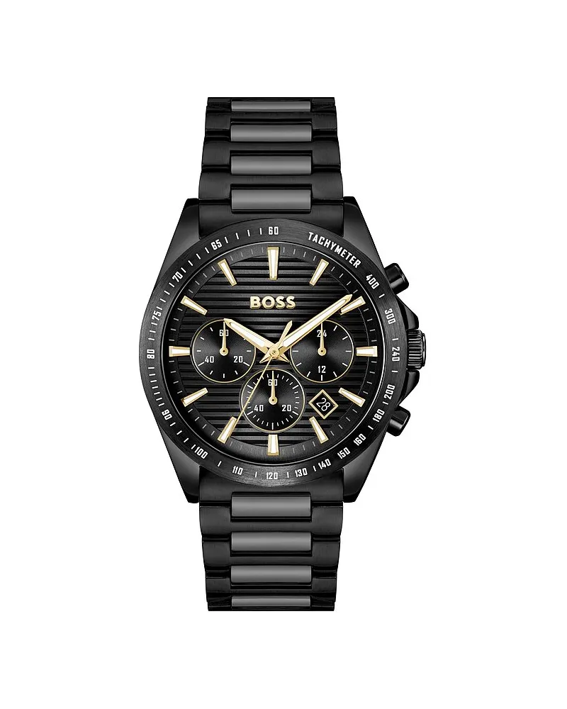 HUGO BOSS Chronograph Strike Chrono Le Schwarz