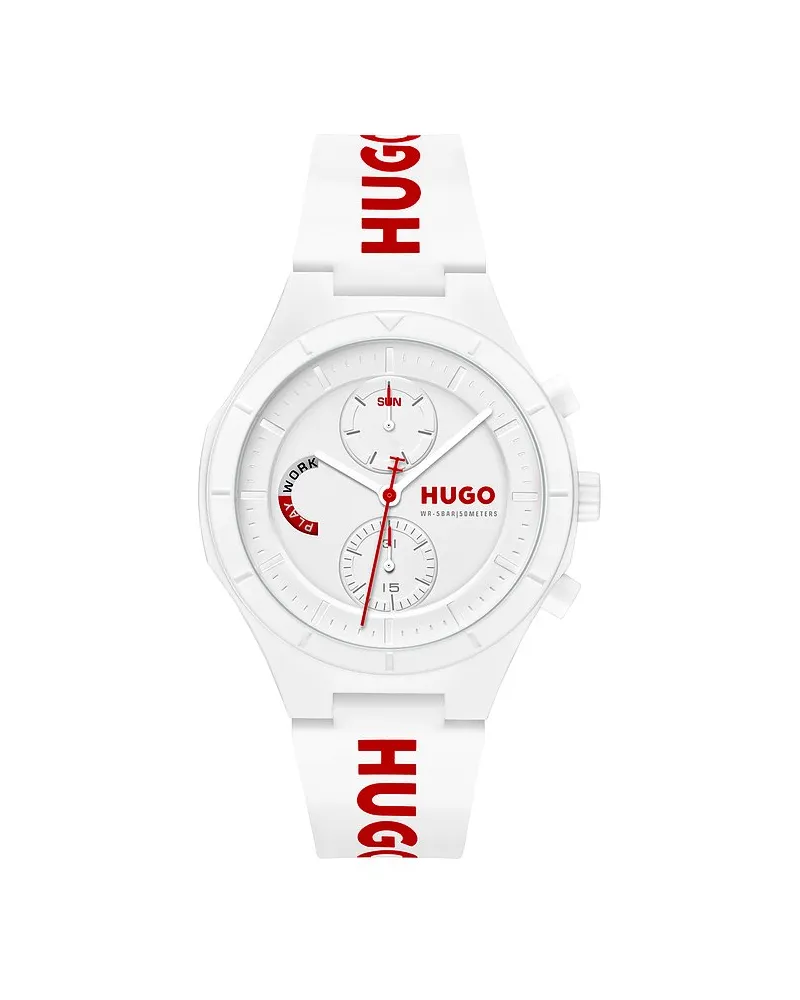 HUGO BOSS Herrenuhr #LIT MULTI Silber