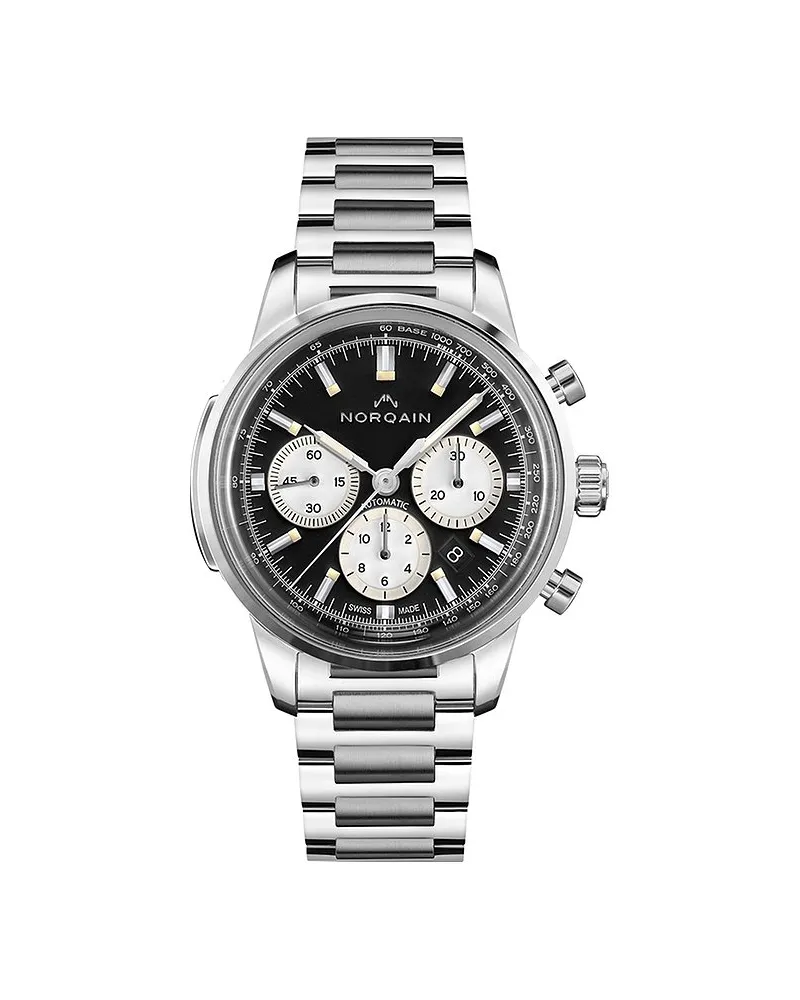 NORQAIN Chronograph Freedom 60 Chono Silber