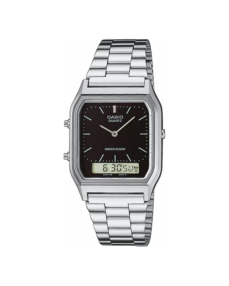 Casio Unisexuhr Vintage Silber