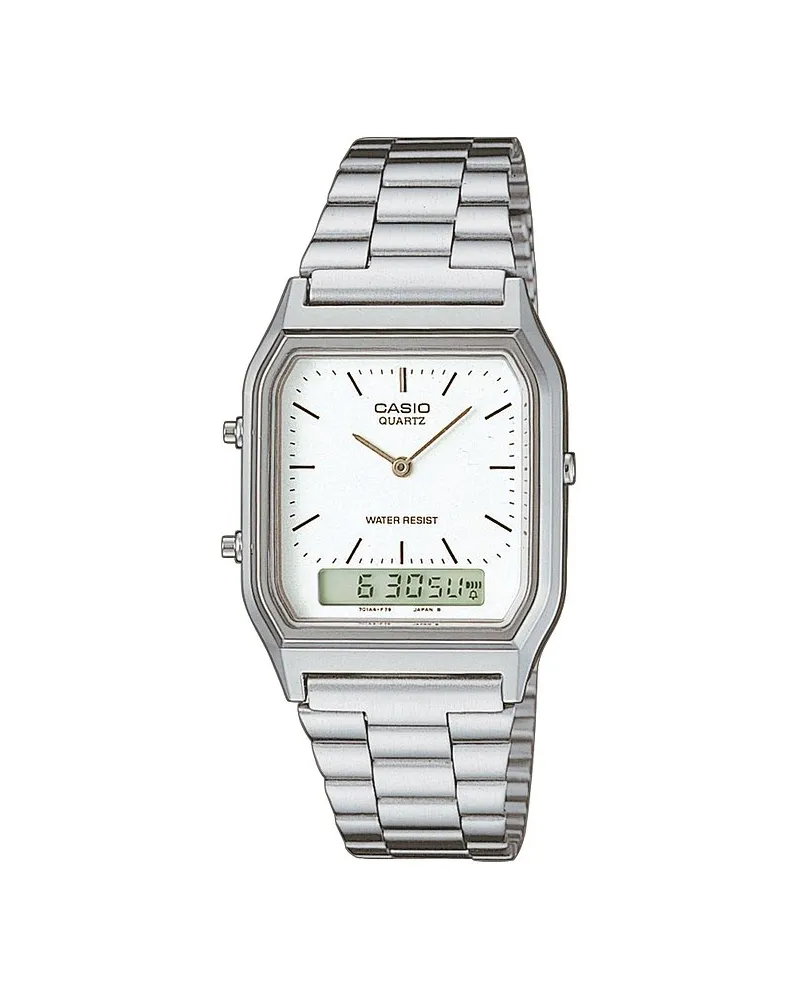 Casio Unisexuhr Vintage Silber