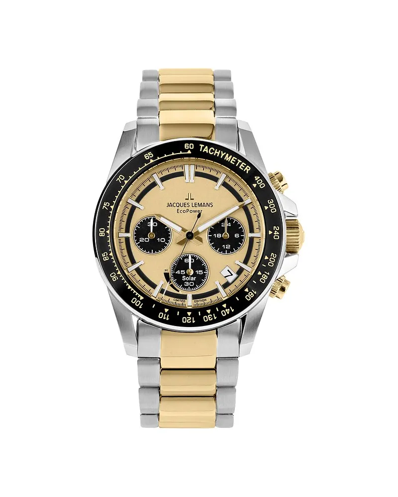 Jacques Lemans Herrenuhr Eco Power Silber