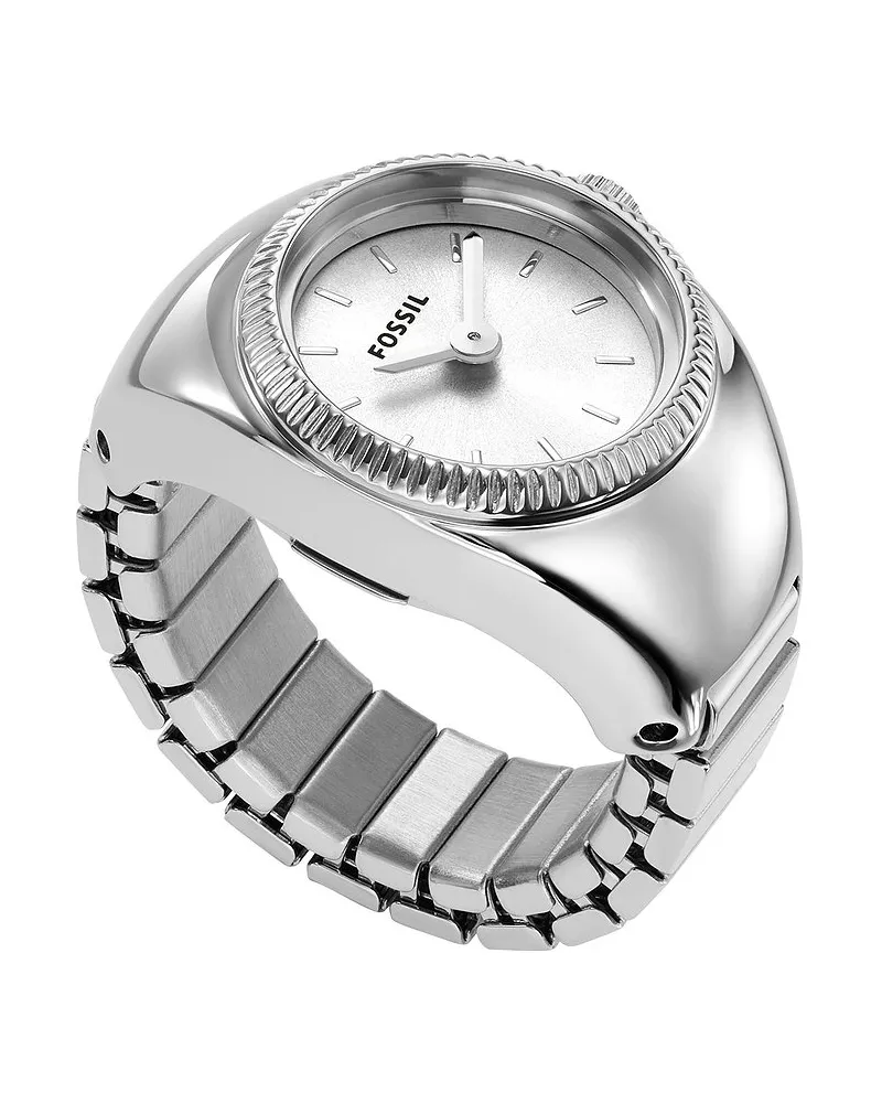 Fossil Damenuhr Watch Ring Silber