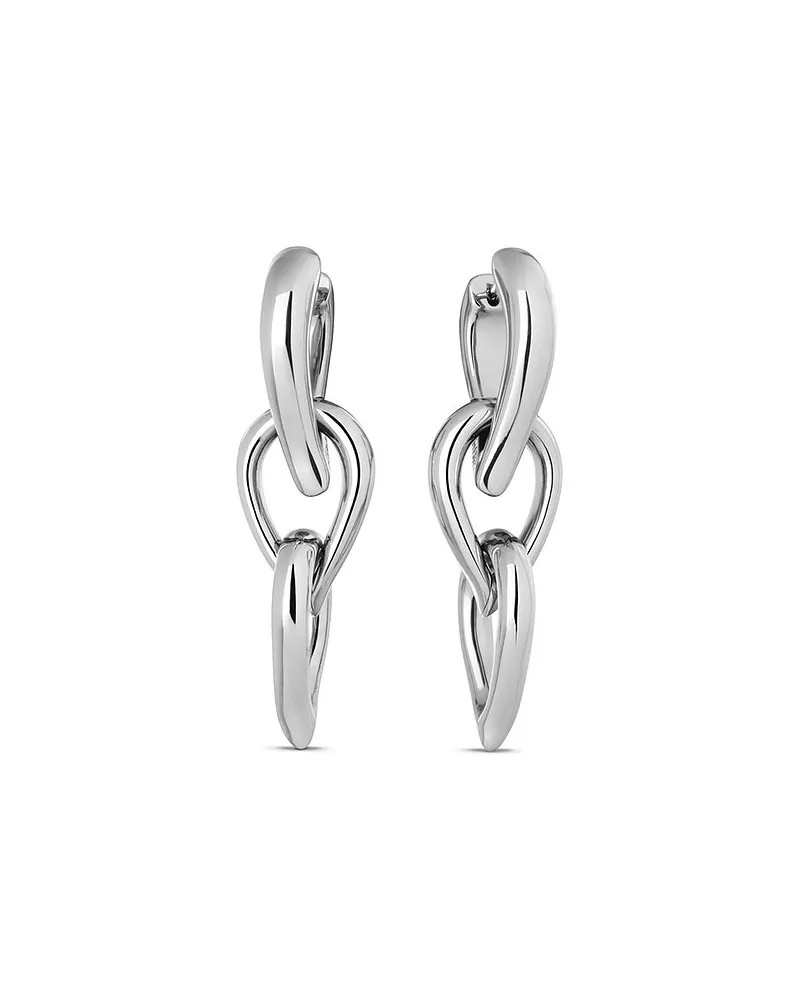 Calvin Klein Ohrhänger SCULPTURED DROPS Silber