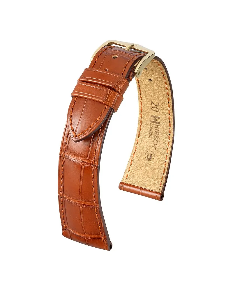 Hirsch Lederband London Hellbraun