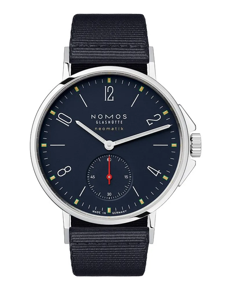 NOMOS Glashütte Damenuhr neomatik Atlantik Silber