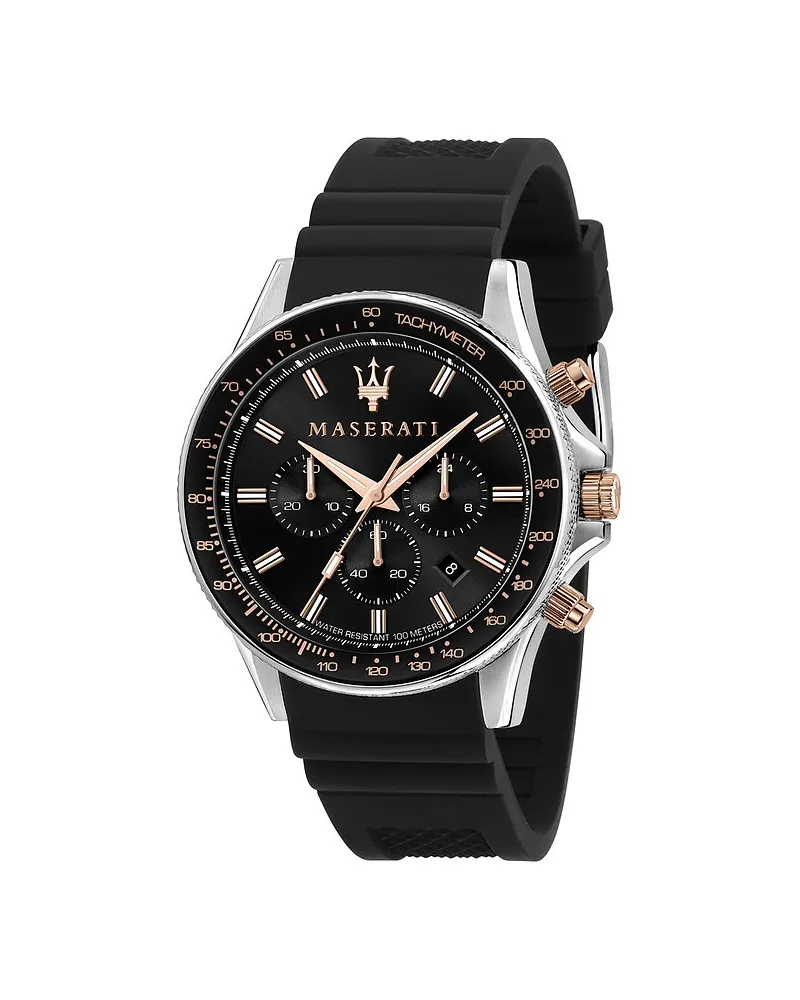 Maserati Chronograph Sfida Silber