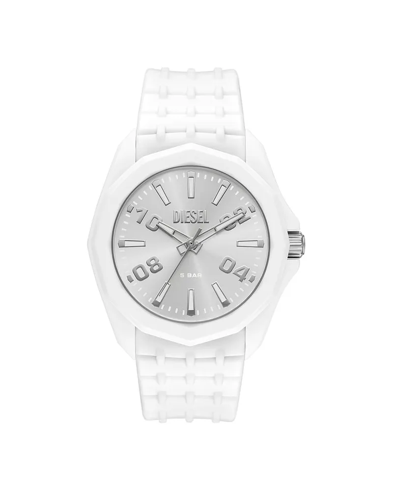 Diesel Herrenuhr Stinger 3-Hand Weiß