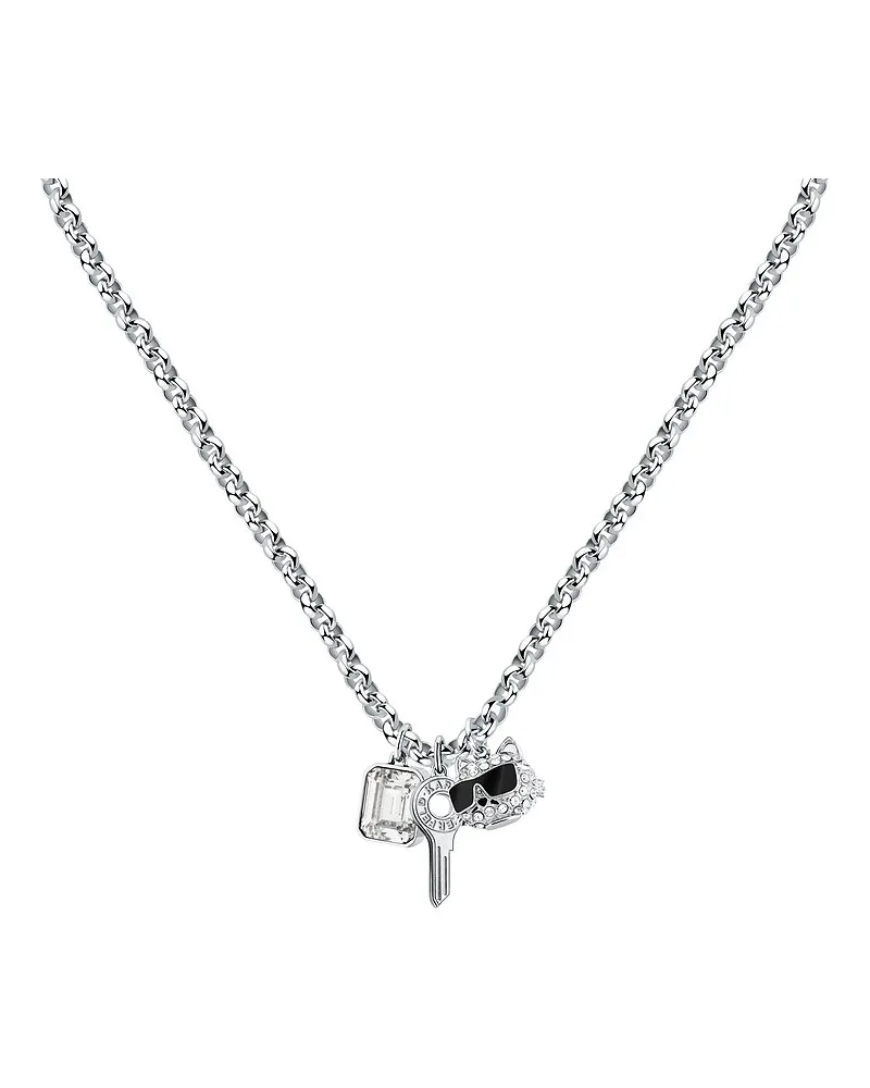 Karl Lagerfeld Kette Charms Silber