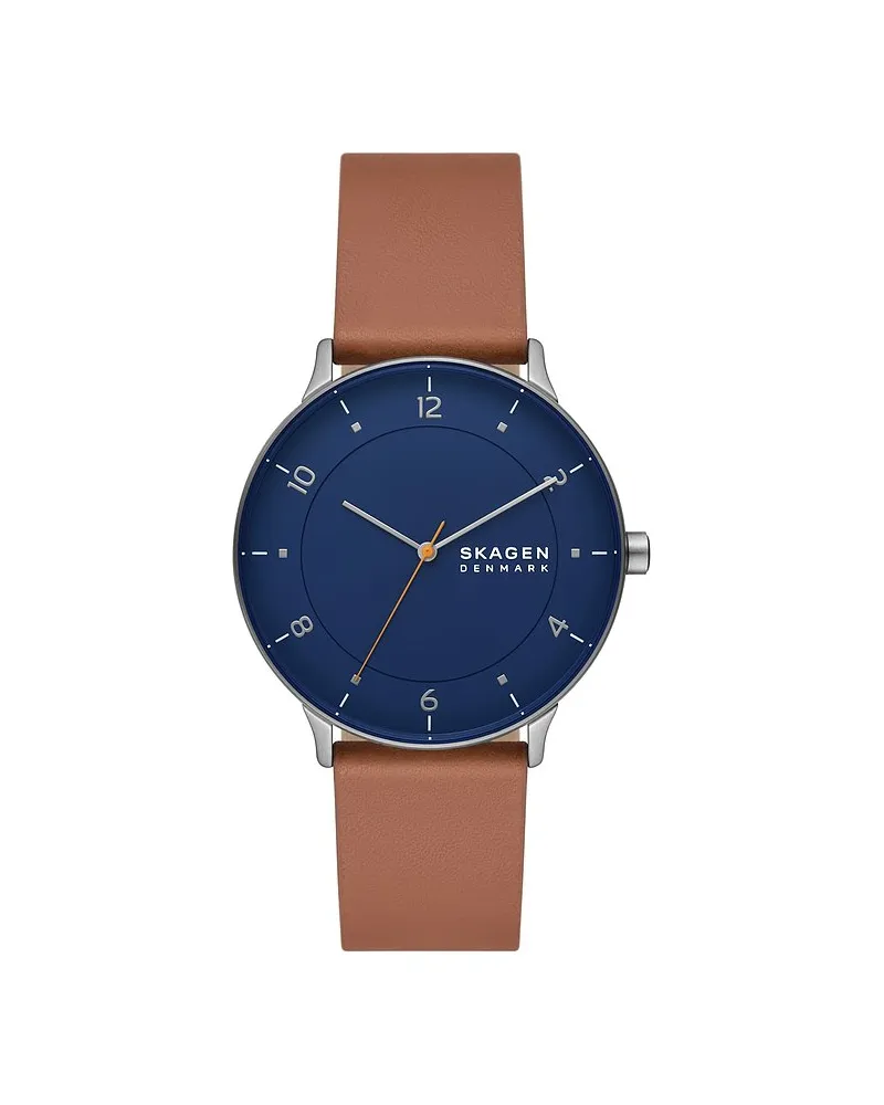Skagen Herrenuhr Riis Silber