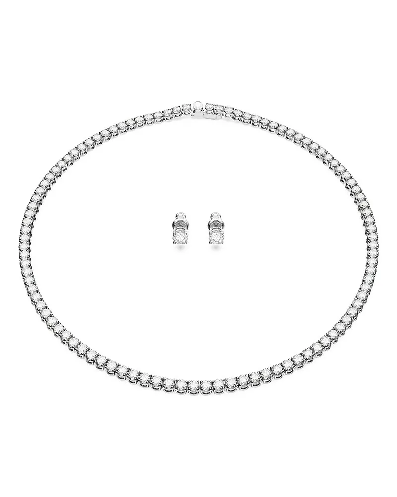 Swarovski Schmuck-Set Matrix Silber