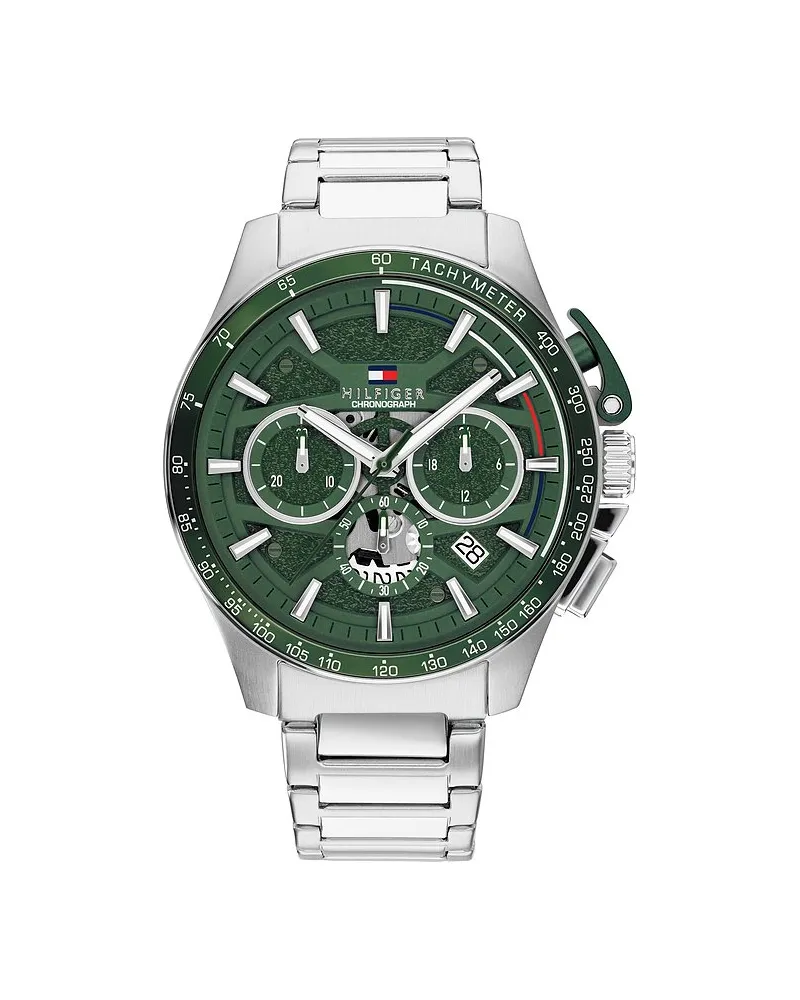 Tommy Hilfiger Chronograph BANK Silber