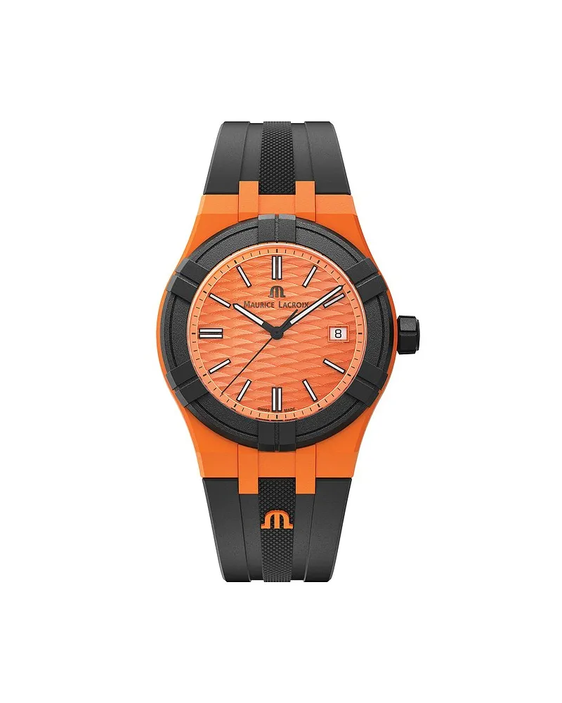 Maurice Lacroix Unisexuhr Aikon #tide Orange
