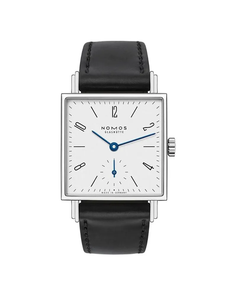 NOMOS Glashütte Damenuhr Tetra 27 Silber