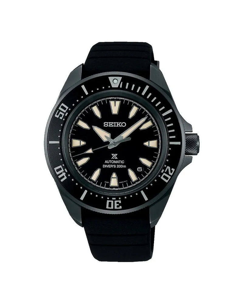 Seiko Herrenuhr SEA Schwarz