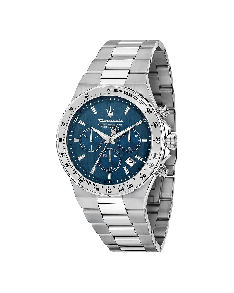 Maserati Herrenuhr Sfida Silber