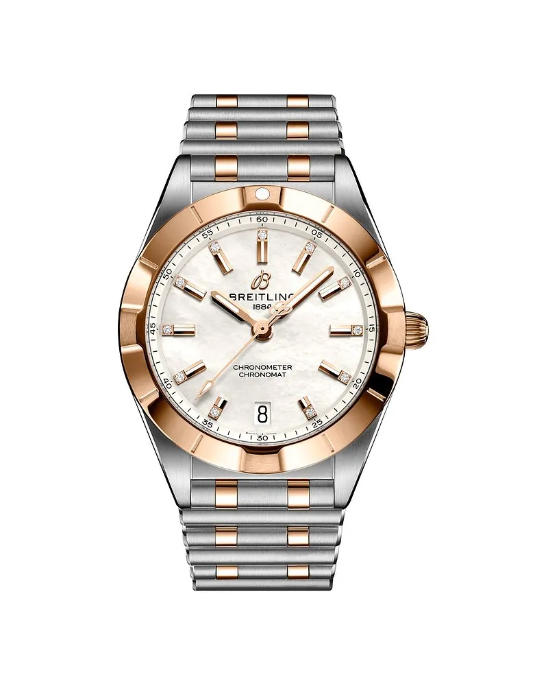 Breitling Damenuhr Chronomat 32 Silber
