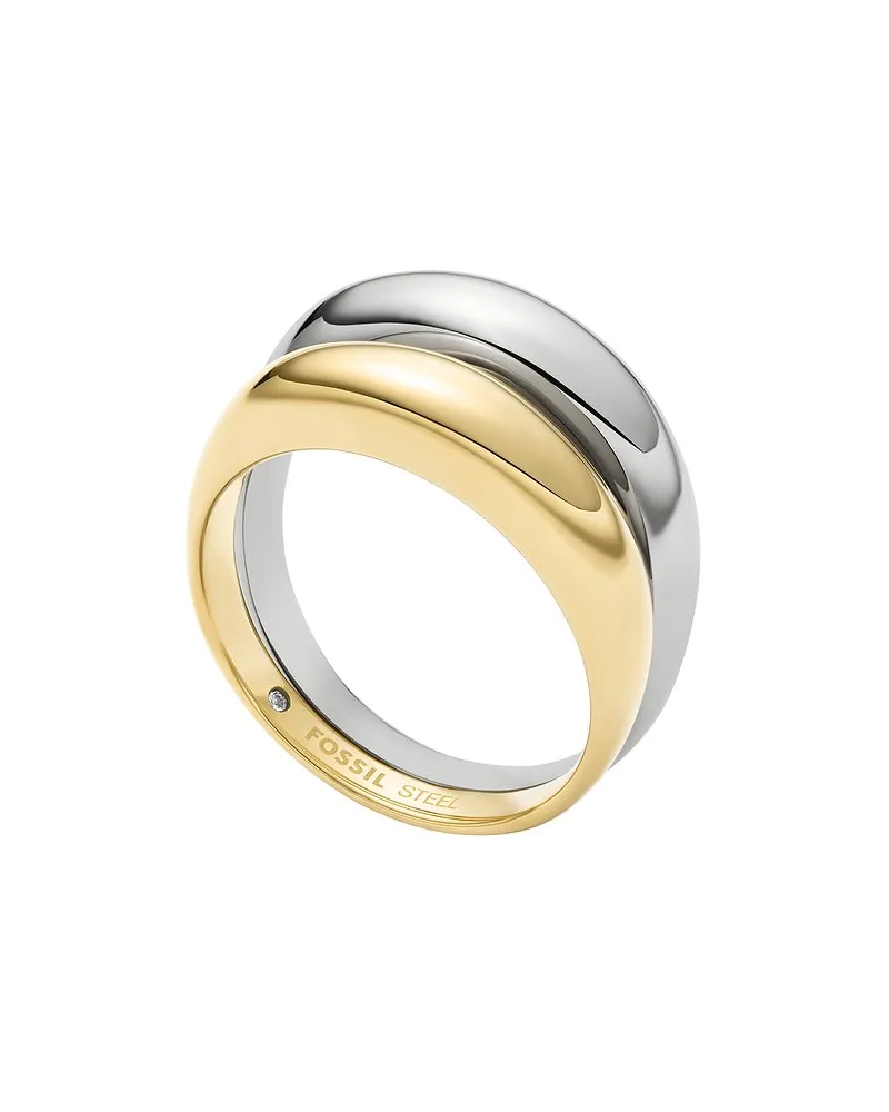 Fossil Damenring Ellis Bicolor