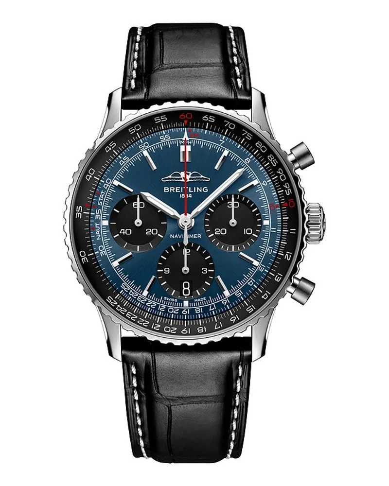 Breitling Chronograph Navitimer Chrono B01 Silber
