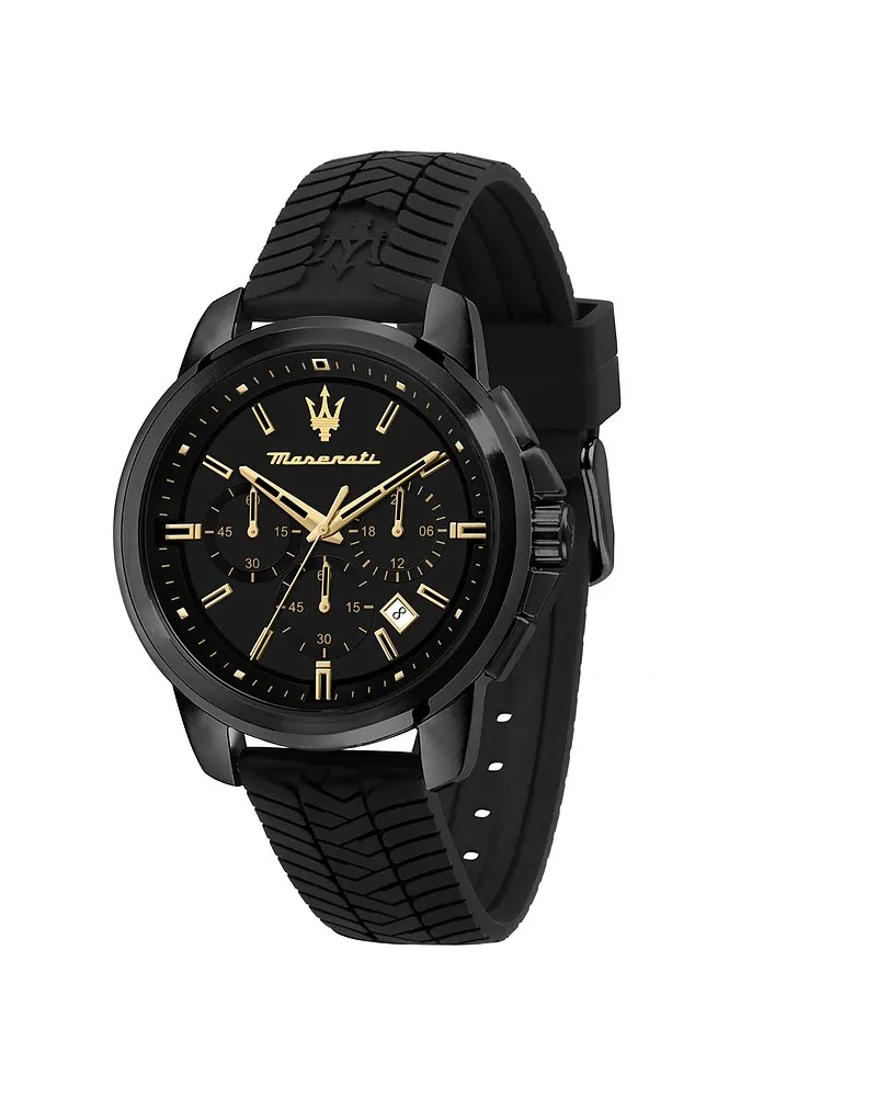 Maserati Chronograph Successo Schwarz