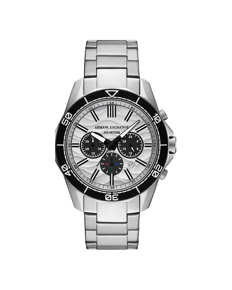 Armani Exchange Chronograph Silber