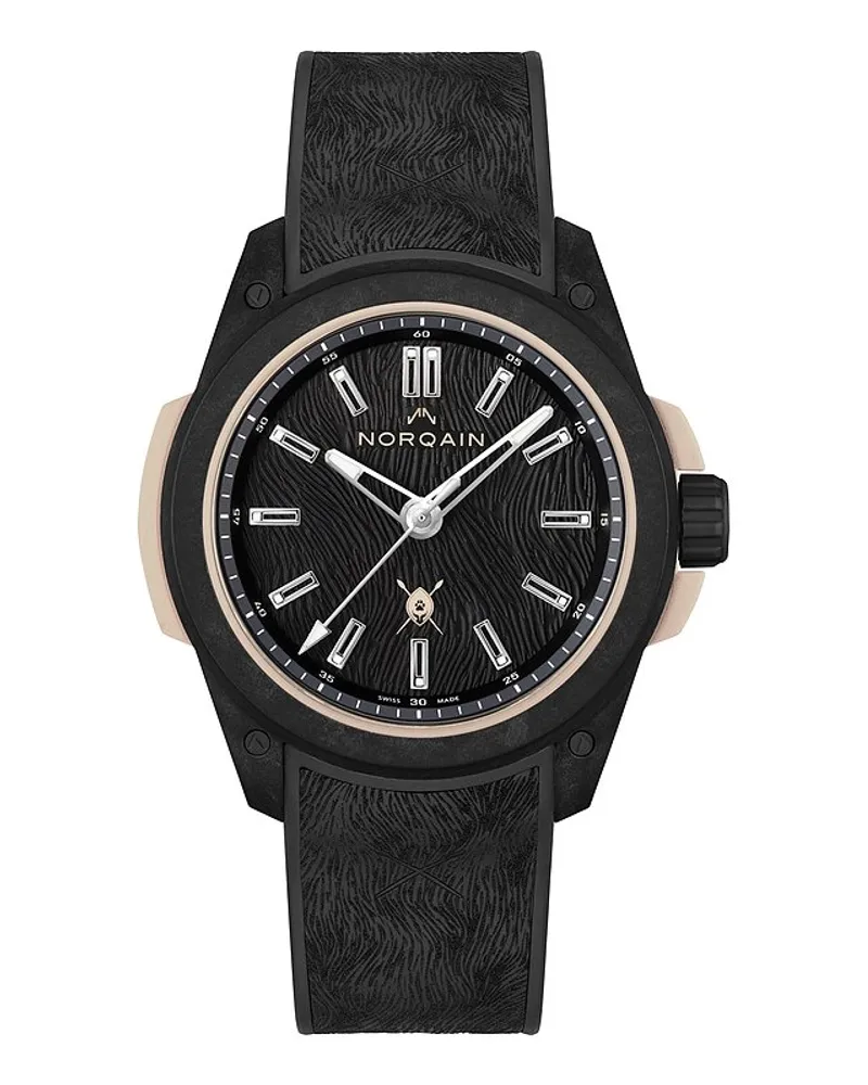 NORQAIN Unisexuhr Wild One Schwarz