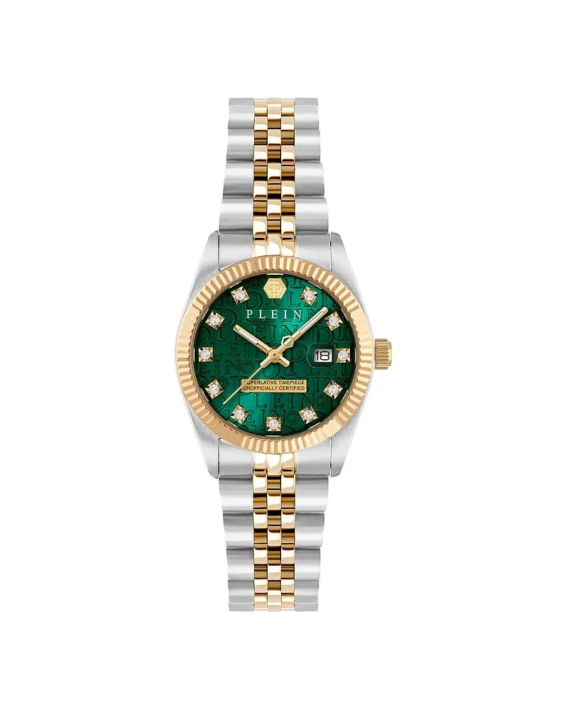 Philipp Plein Damenuhr Date Superlative Bicolor