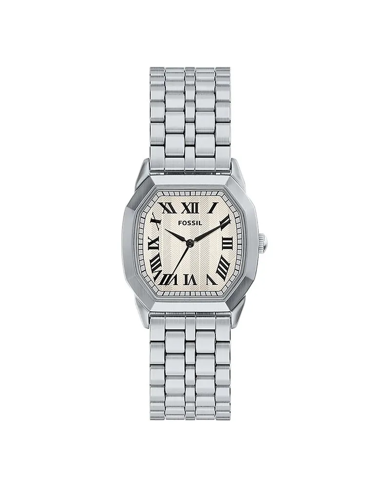 Fossil Herrenuhr Harlow Silber