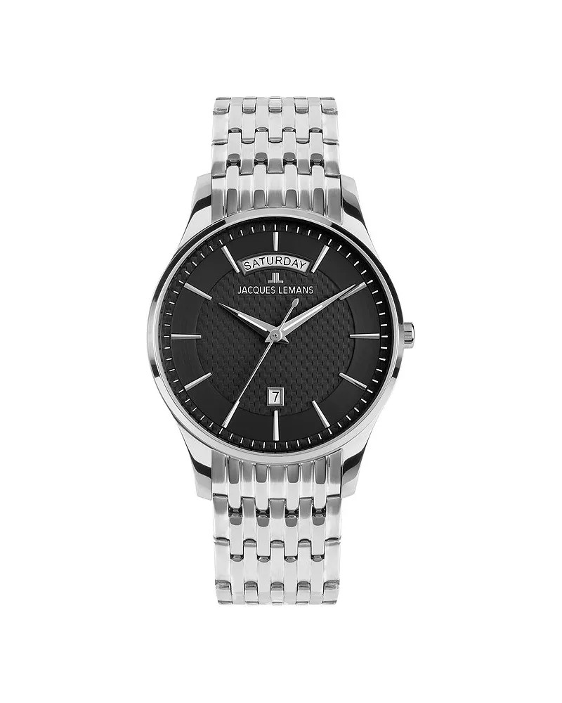 Jacques Lemans Herrenuhr London Silber