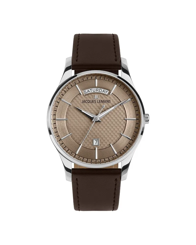 Jacques Lemans Herrenuhr London Silber