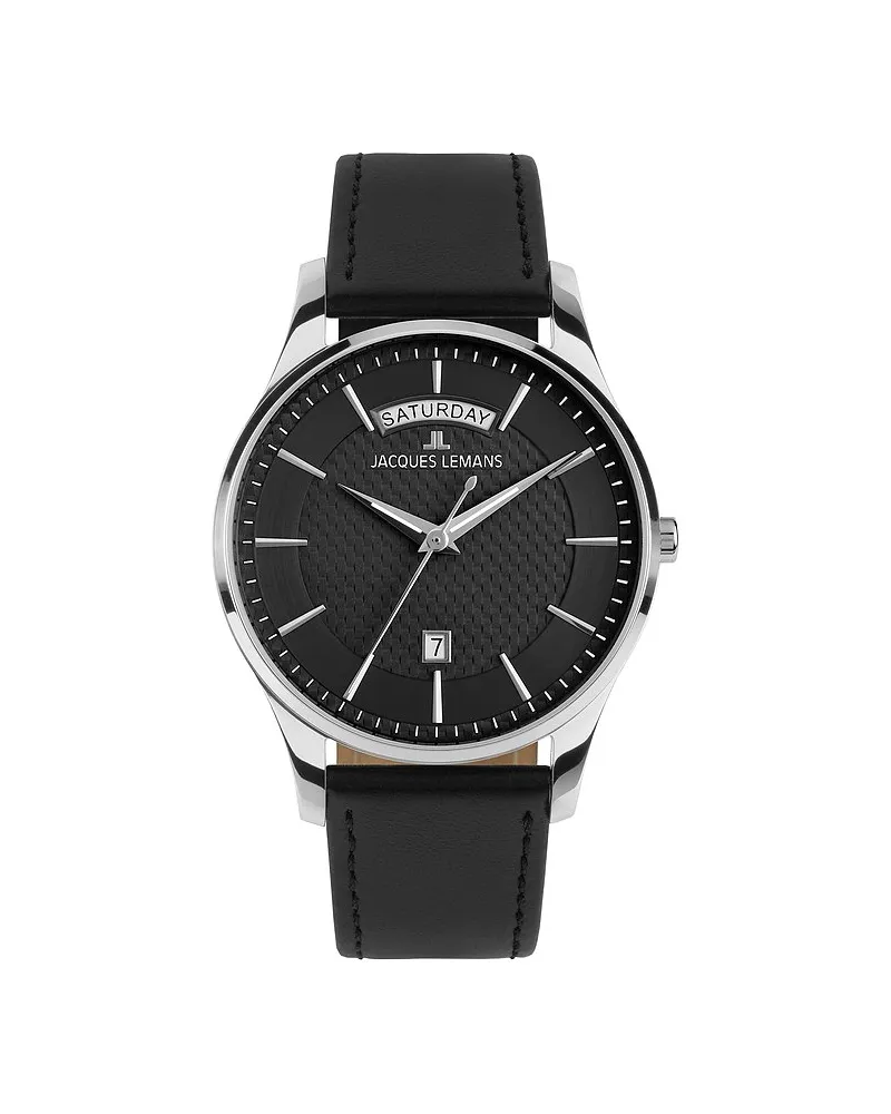 Jacques Lemans Herrenuhr London Silber